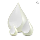 Mini-Urne aus Metall in Tropfenform FPU105S