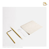 PD1025 Drop Ashes Anhänger Pol & Bru Gold Vermeil