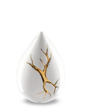 Keramiek Premium | KINTSUGI DROP WHITE M