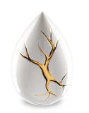 Keramiek Premium | KINTSUGI DROP WHITE L