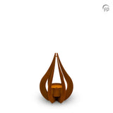 Cortenstaal urn tuin ornament Teardrop klein | CST001S