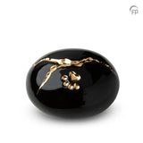 Keramische Dierenurn Kintsugi Black | KU208