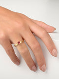 Birthstone ring Juli robijn