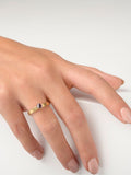 Geburtssteinring Juni Alexandrit Gold