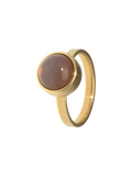 Gold Ring – Gray Moonstone