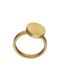 Personalized ring gold with fingerprint