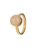 Goldring – Rosenquarz