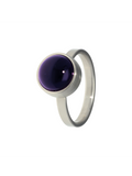 Stahlring – Amethyst