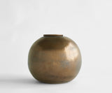 DIONA – handmade urn in copper-colored metallic ceramic