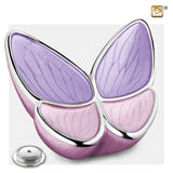 Wings of Hope Lavendel & Poliertes Silber A1040