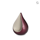 Mini-Urne aus Metall in Tropfenform FPU104S