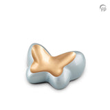 Mini-Urne aus Metall, Schmetterling, FPU107S