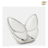Wings of Hope Medium Parel Wit & Gepolijst Zilver M1042