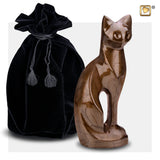 Katze Haustier Perlmutt Bronze P262