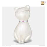 PrincessCat Pearl White & Bru Pewter Swarovski P263