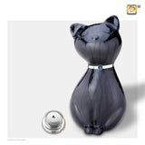 PrincessCat Pearl Midnight & Bru Pewter Swarovski P264