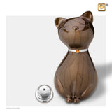 PrincessCat Pearl Bronze & Bru Pewter Swarovski P265