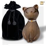 PrincessCat Pearl Bronze & Bru Pewter Swarovski P265