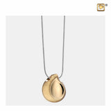 TearDrop Gepolijst & Geborsteld Goud Verguld | PD1021