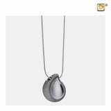 TearDrop - Druppel - Traan Gepolijst & Geborsteld Ruthenium | PD1023