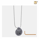 TearDrop - Druppel - Traan Gepolijst & Geborsteld Ruthenium | PD1023