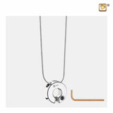 Omega Gepolijst & Geborsteld Zilver Zirconia | PD1040