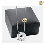 Omega Gepolijst & Geborsteld Zilver Zirconia | PD1040