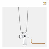 Cross Polished Silver PD1090