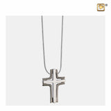 Kreuz elegantes gebürstetes Ruthenium PD1131