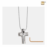Kreuz elegantes gebürstetes Ruthenium PD1131