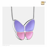 Wings of Hope Vlinder Parelmoer Lavendel & Gepolijst Zilver | PD1200