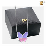 Wings of Hope Vlinder Parelmoer Lavendel & Gepolijst Zilver | PD1200