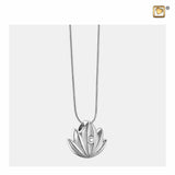 Lotus Brushed Silver Zirconia PD1300