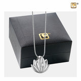 Lotus Brushed Silver Zirconia PD1300