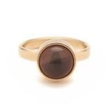 Gold Ring – Gray Moonstone