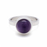 Stahlring – Amethyst