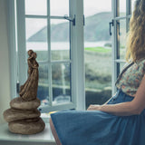 UGK099B Ceramic urn bronze - Our love wants to go on