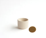 HELIOS – tealight holder in beige engobe 