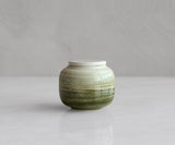 VERNO – handmade eco urn in soft beige engobe