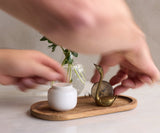 VERNO – handmade eco urn in soft beige engobe