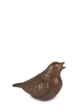 Kleine Vogel urn Brons | FV0624BR-B