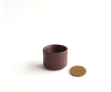 HELIOS – tealight holder in red-brown engobe 