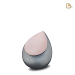 K584 Drop Keepsake Urn French Grey & Bru RoseGold