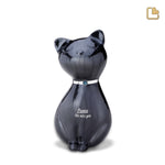 PrincessCat - Kat - Poes Pearl Midnight & Bru Pewter Swarovski | P264