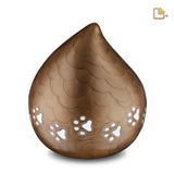 LoveDrop Mother of Pearl Bronze &amp; Brushed Pewter P634L