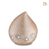 LoveDrop Mother of Pearl Blue &amp; Brushed Pewter P645 