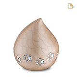 LoveDrop Mother of Pearl Blue &amp; Brushed Pewter P645 