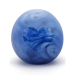 Frosted marble blue hart F-E03BMB-HAR