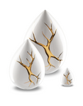 Keramiek Premium -  KINTSUGI DROP WHITE L