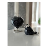 Schwarz-silbernes Herz U38HBLS 